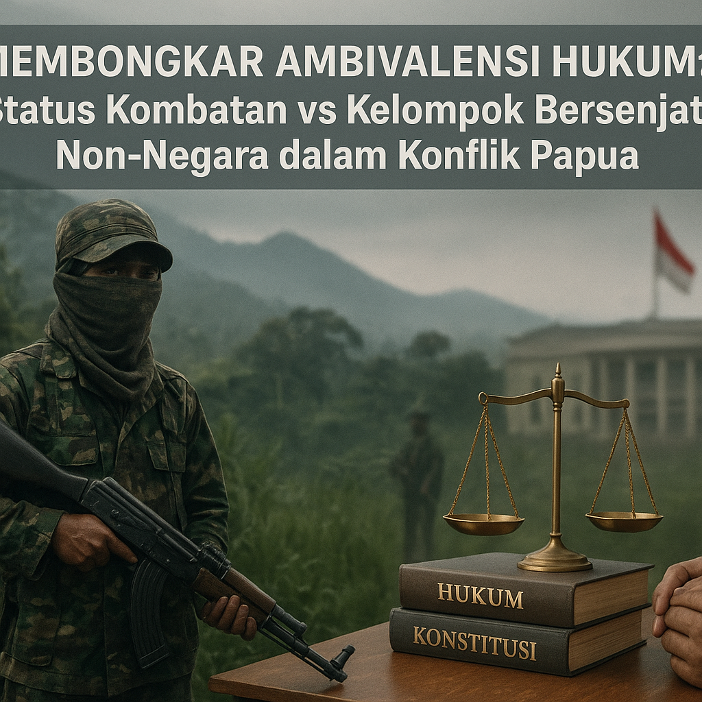 Membongkar Ambivalensi Hukum: Status Kombatan vs Kelompok Bersenjata Non-Negara dalam Konflik Papua