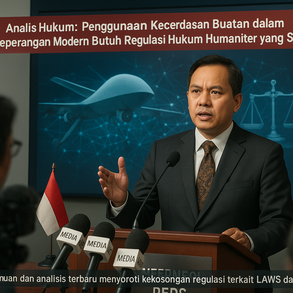 Analis Hukum: Penggunaan Kecerdasan Buatan dalam Peperangan Modern Butuh Regulasi Hukum Humaniter yang Spesifik