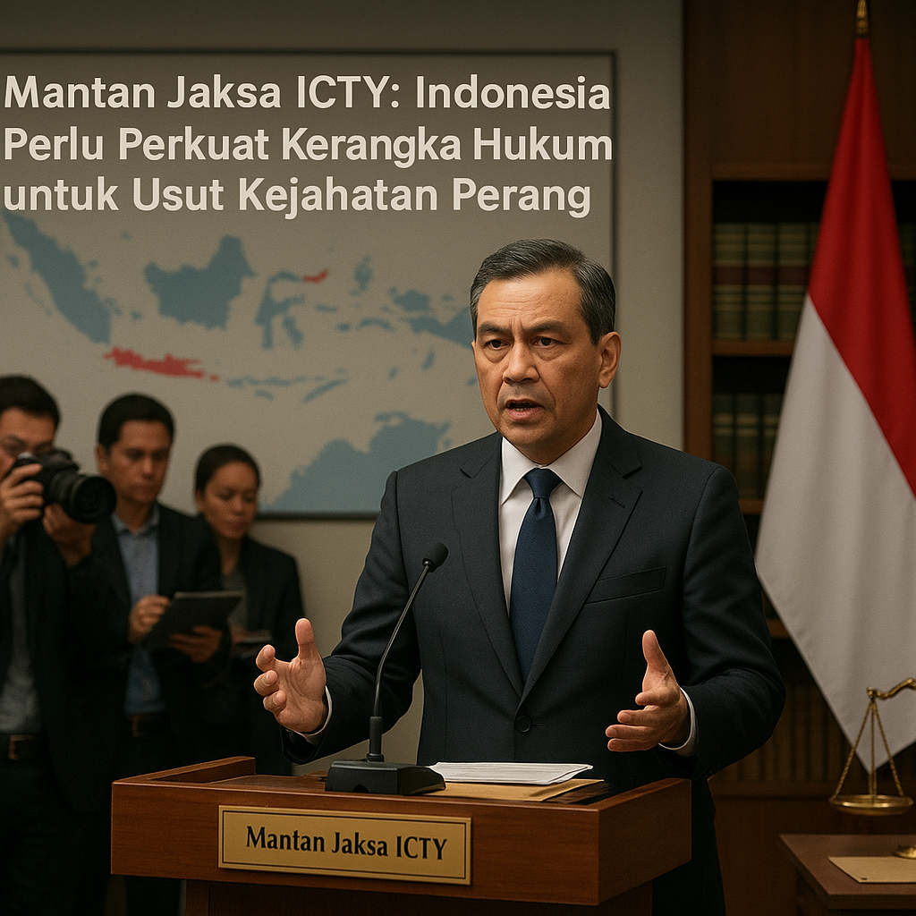 Mantan Jaksa ICTY: Indonesia Perlu Perkuat Kerangka Hukum untuk Usut Kejahatan Perang di Wilayah Konflik