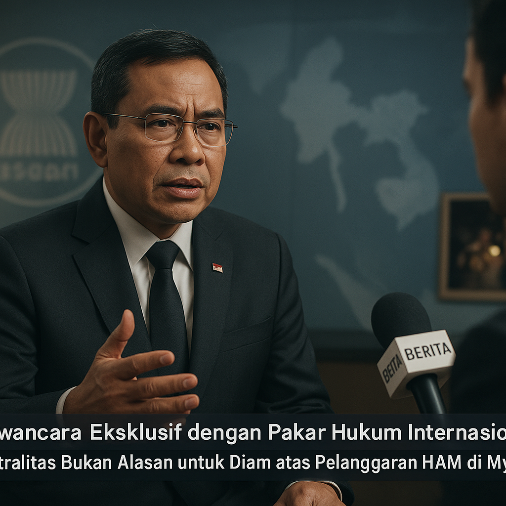 Wawancara Eksklusif dengan Pakar Hukum Internasional: 'Netralitas Bukan Alasan untuk Diam atas Pelanggaran HAM di Myanmar'