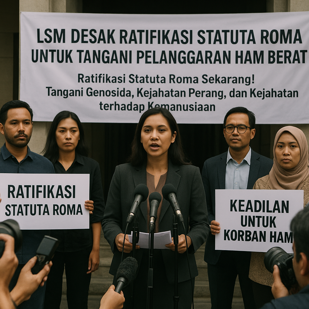 LSM Desak Ratifikasi Statuta Roma untuk Tangani Pelanggaran HAM Berat