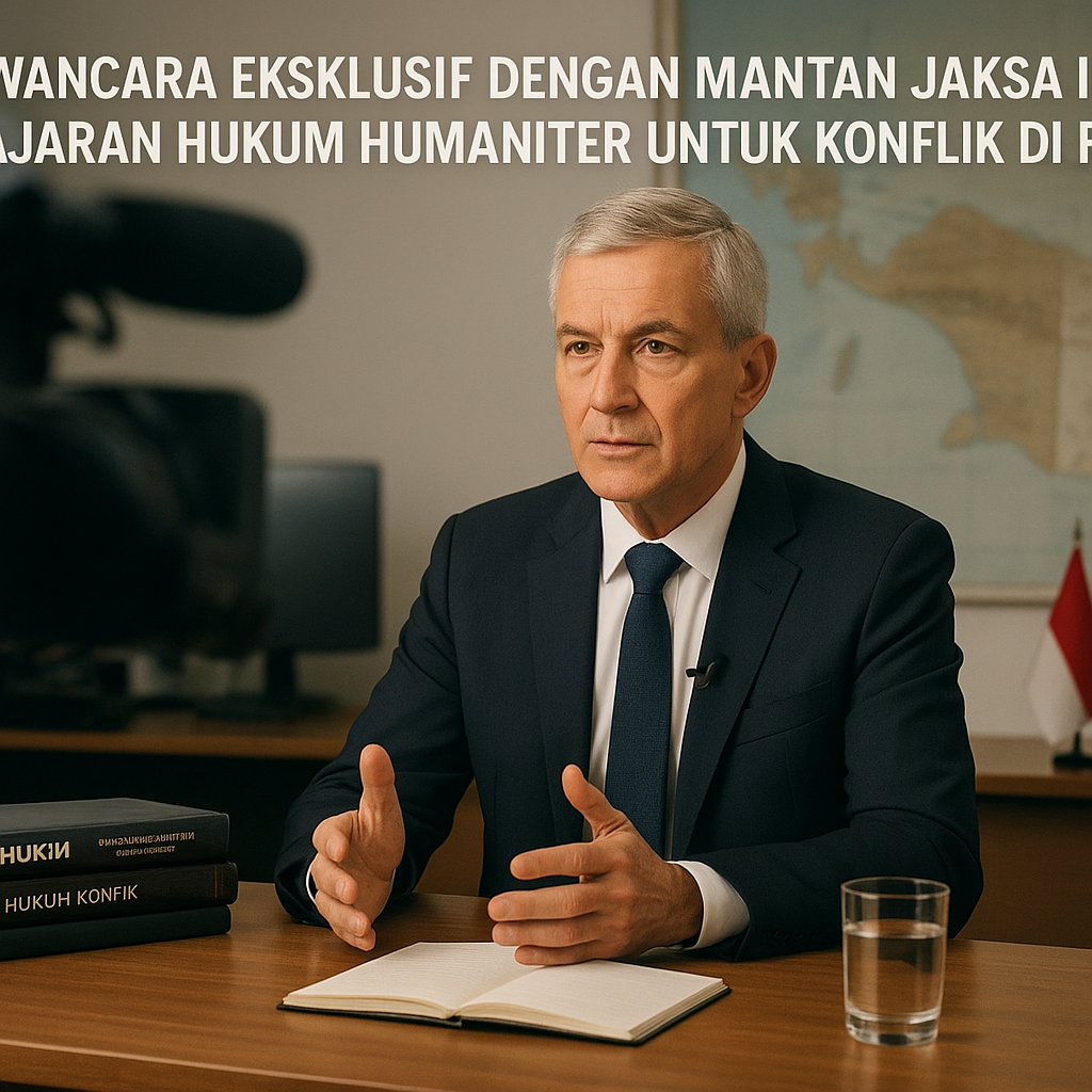 Wawancara Eksklusif dengan Mantan Jaksa ICTY: Pelajaran Hukum Humaniter untuk Konflik di Papua