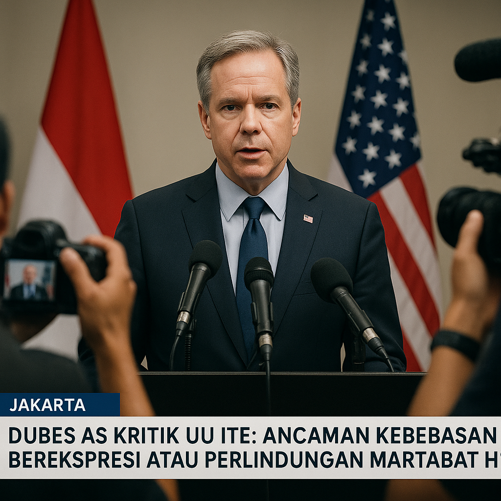 Dubes AS Kritik UU ITE: Ancaman Kebebasan Berekspresi atau Perlindungan Martabat Hukum?