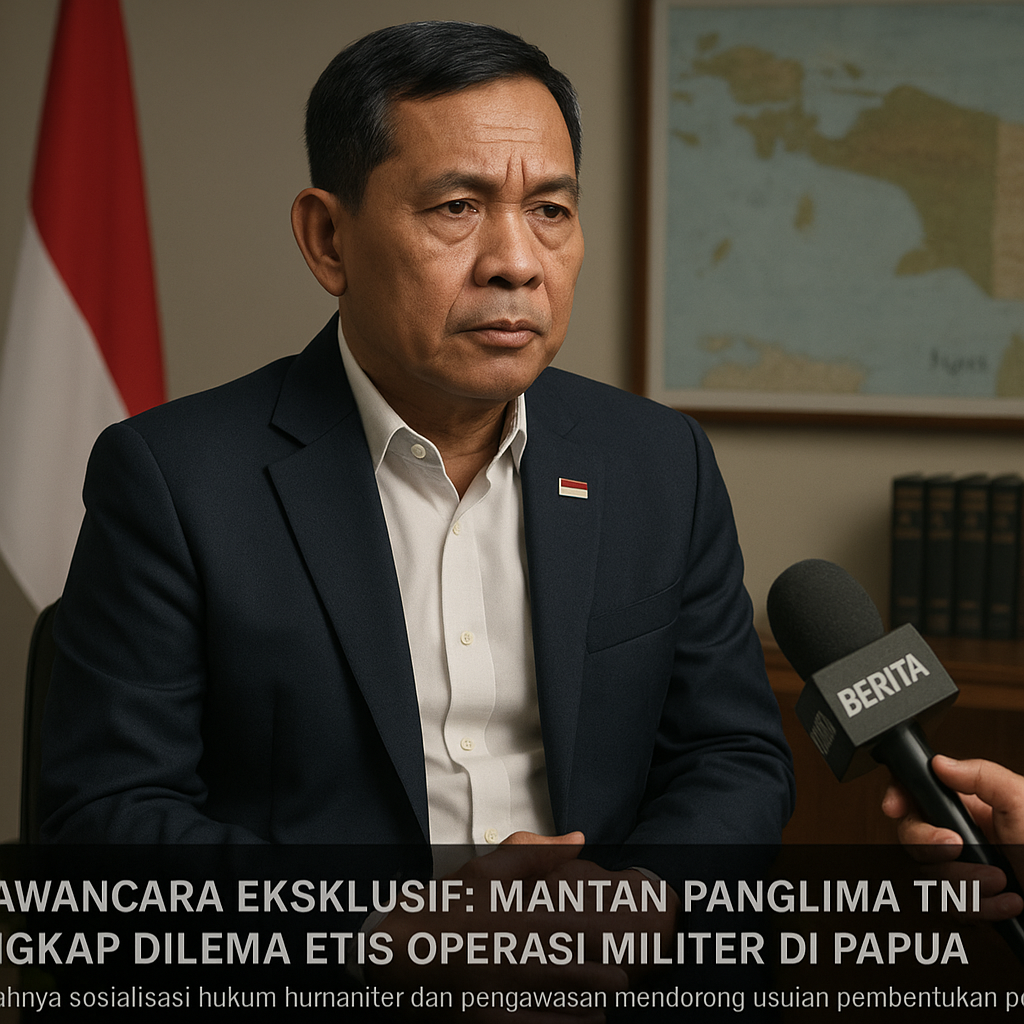 Wawancara Eksklusif: Mantan Panglima TNI Ungkap Dilema Etis Operasi Militer di Papua