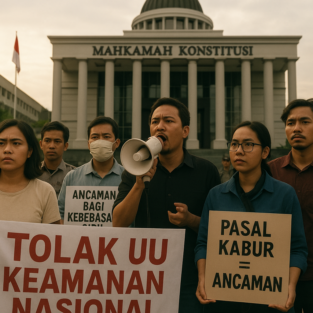 Mahkamah Konstitusi Tolak Uji Materi UU Keamanan Nasional: Aktivis Nilai Ancaman bagi Kebebasan Sipil