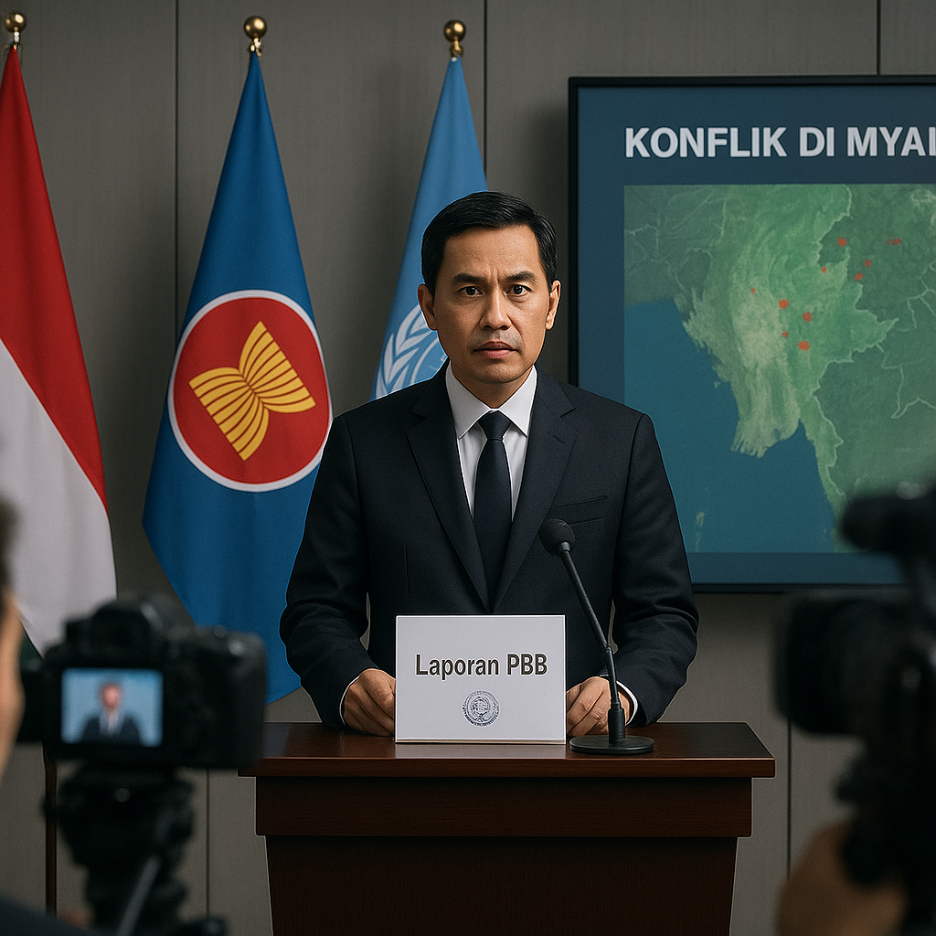 Laporan PBB: Konflik di Myanmar Ancam Stabilitas Kawasan, Indonesia Diminta Ambil Peran Lebih Aktif