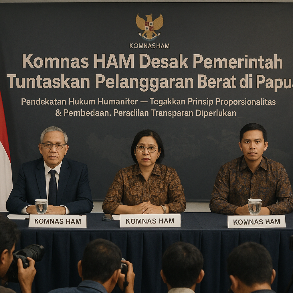 Komnas HAM Desak Pemerintah Tuntaskan Pelanggaran Berat di Papua dengan Pendekatan Hukum Humaniter
