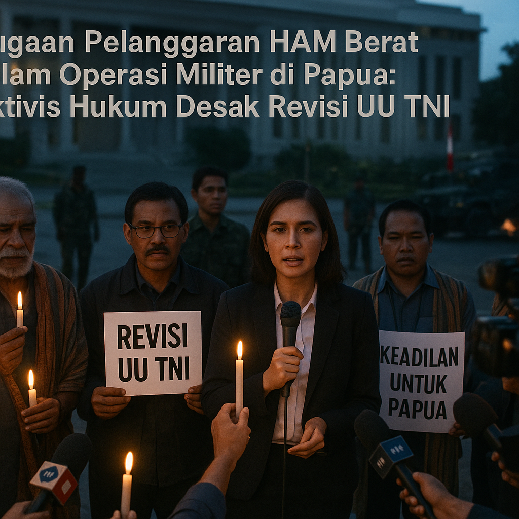 Dugaan Pelanggaran HAM Berat dalam Operasi Militer di Papua: Aktivis Hukum Desak Revisi UU TNI