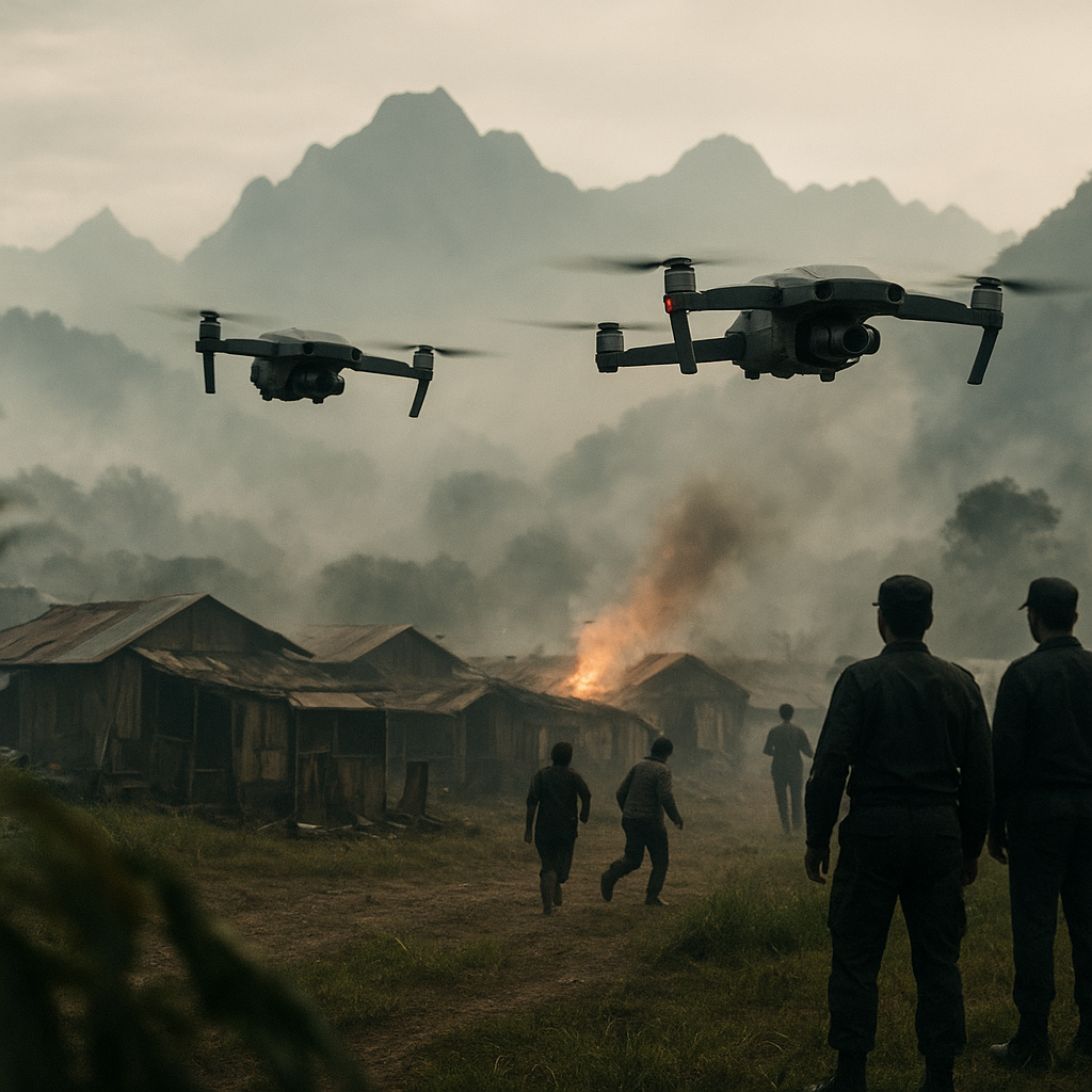 Markas TPNPB di Puncak Jaya Diserang Drone Militer Indonesia