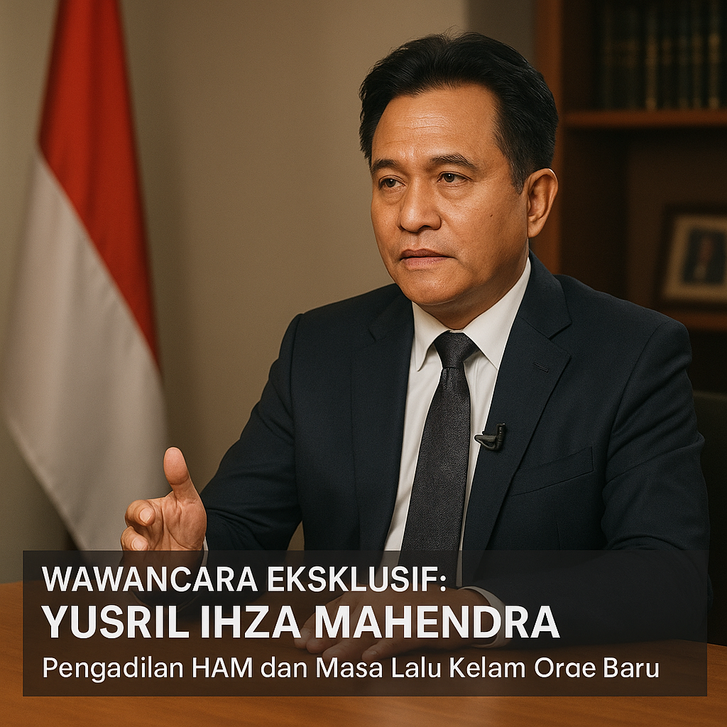 Wawancara Eksklusif: Yusril Ihza Mahendra Soal Pengadilan HAM dan Masa Lalu Kelam Orde Baru