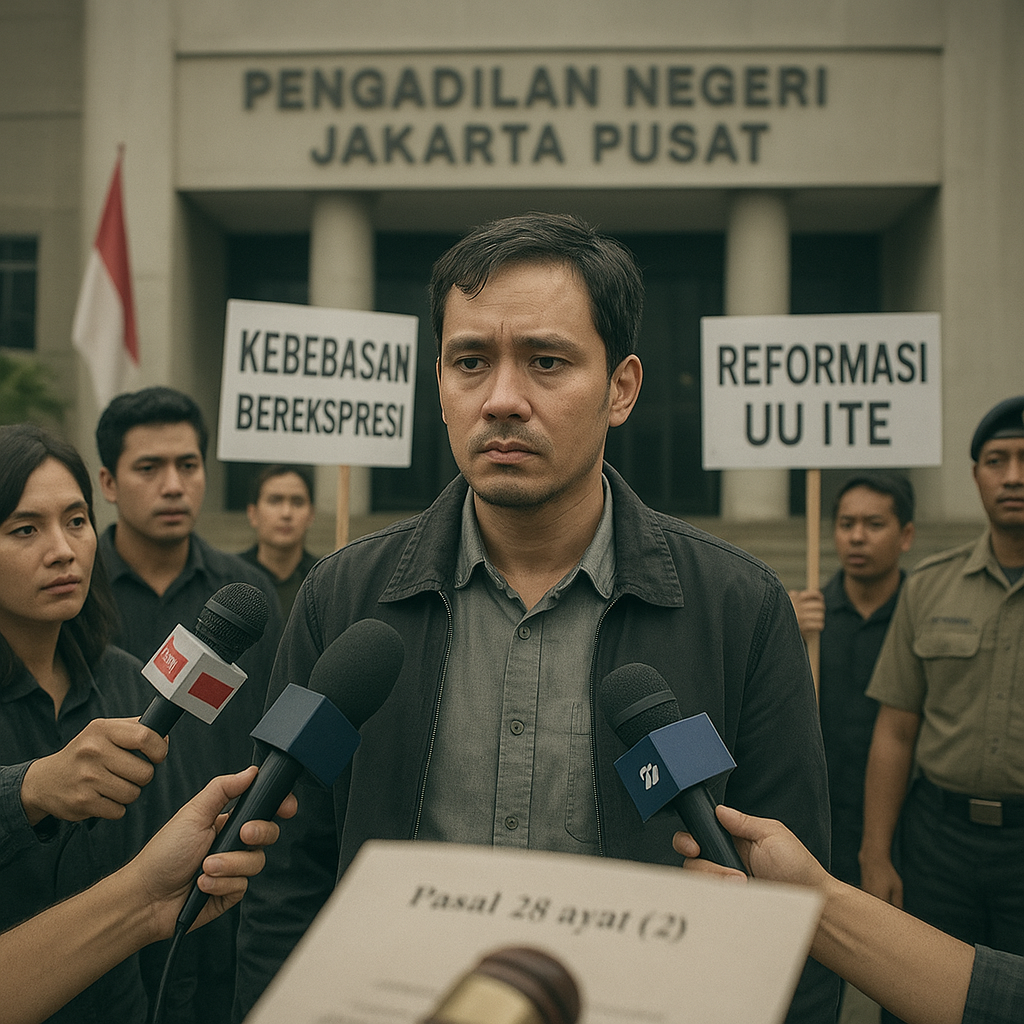 Analisis: Putusan PN Jakpus soal UU ITE Ancam Kebebasan Berekspresi Aktivis Perdamaian