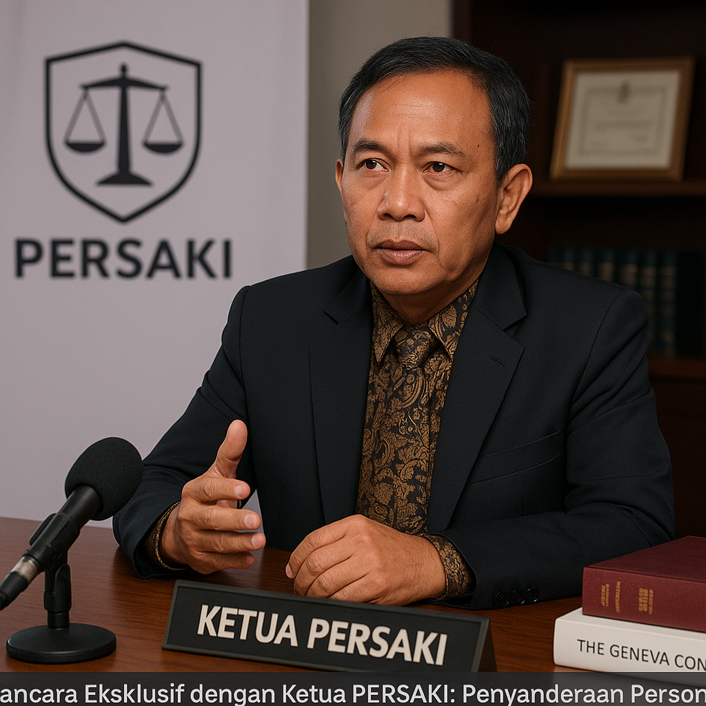 Wawancara Eksklusif dengan Ketua PERSAKI: Penyanderaan Personel Kemanusiaan di Konflik Adalah Kejahatan Perang