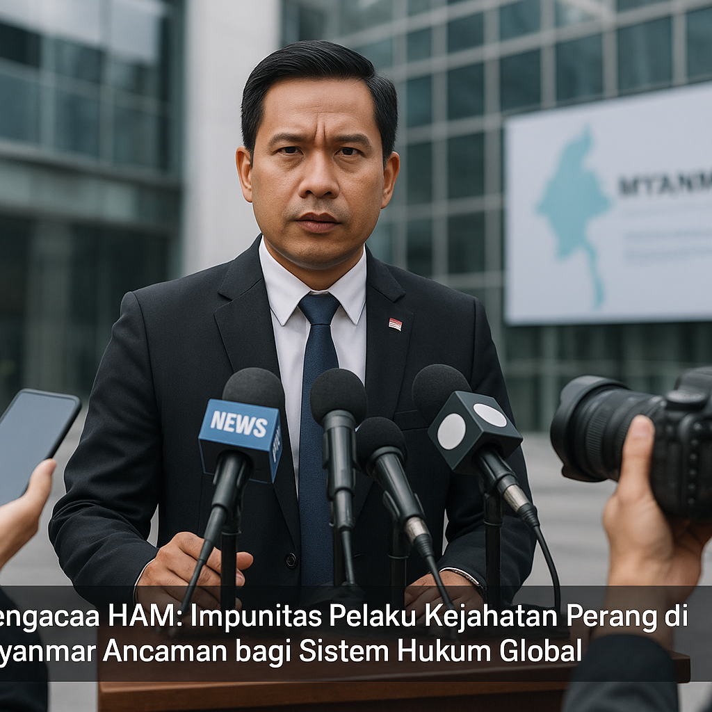 Pengacara HAM: Impunitas Pelaku Kejahatan Perang di Myanmar Ancaman bagi Sistem Hukum Global