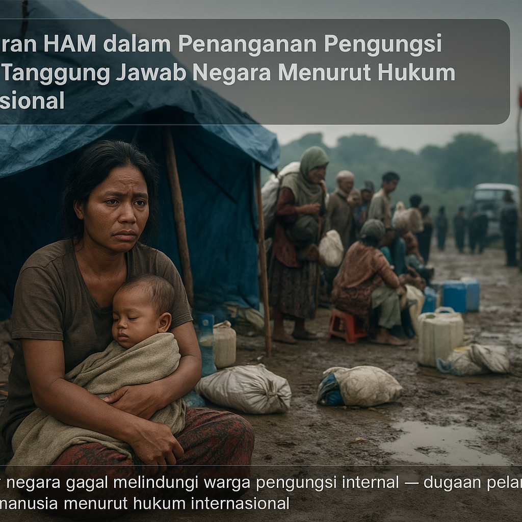 Pelanggaran HAM dalam Penanganan Pengungsi Konflik: Tanggung Jawab Negara Menurut Hukum Internasional