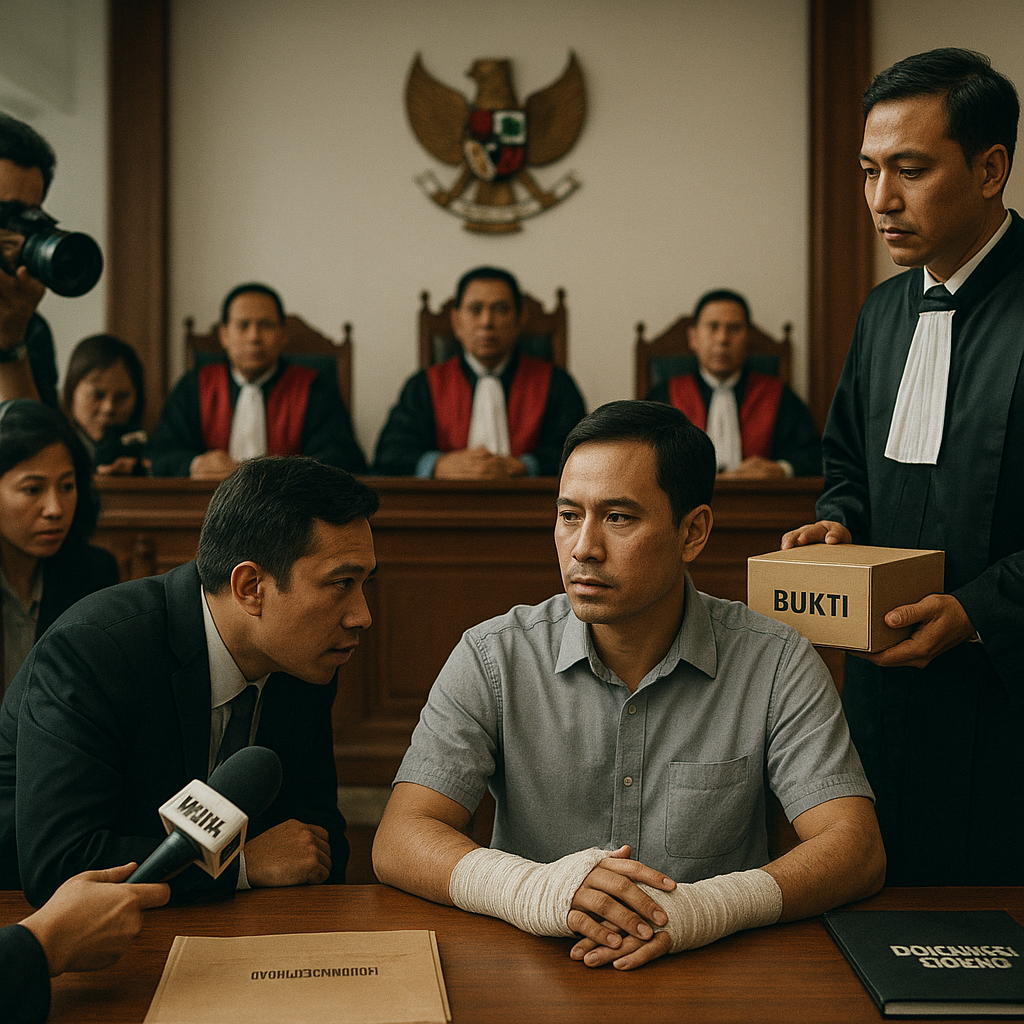 Terungkap di Sidang, Ini Kronologi dan Motif Penyiraman Air Keras ke Andrie Yunus