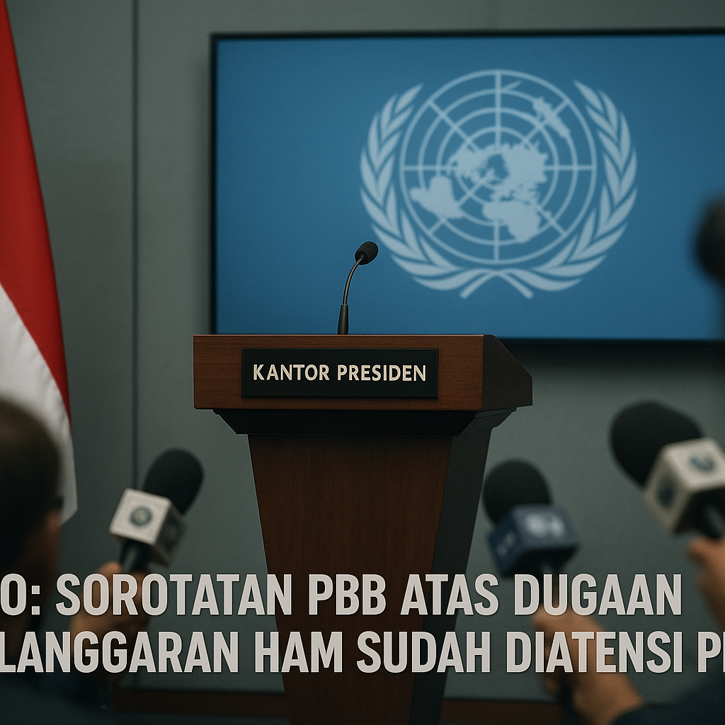 PCO: Sorotan PBB atas Dugaan Pelanggaran HAM Sudah Diatensi Presiden