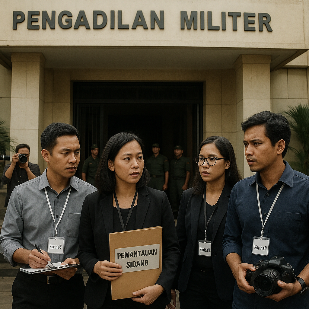 KontraS Kirim Tim Hukum Pantau Sidang Kasus Andrie Yunus di Peradilan Militer