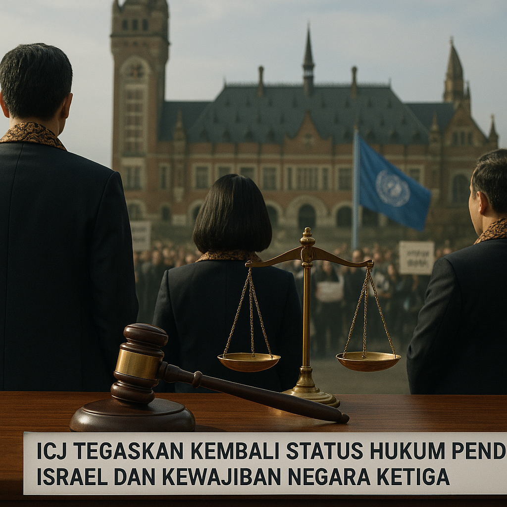 ICJ Tegaskan Kembali Status Hukum Pendudukan Israel dan Kewajiban Negara Ketiga
