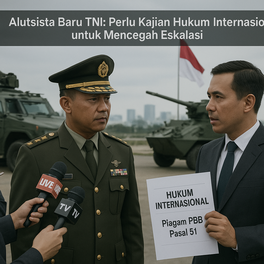 Alutsista Baru TNI: Perlu Kajian Hukum Internasional untuk Mencegah Eskalasi
