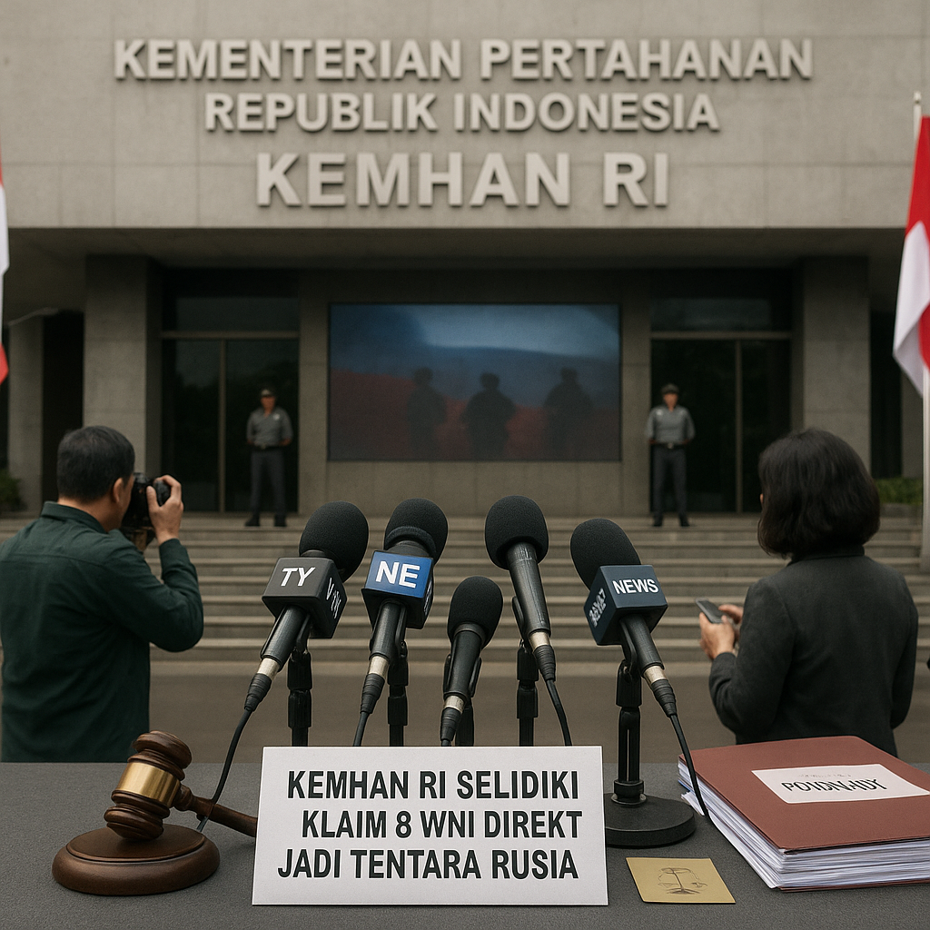 Kemhan RI Selidiki Klaim 8 WNI Direkrut Jadi Tentara Rusia, Ungkap Konsekuensi Hukum Individu