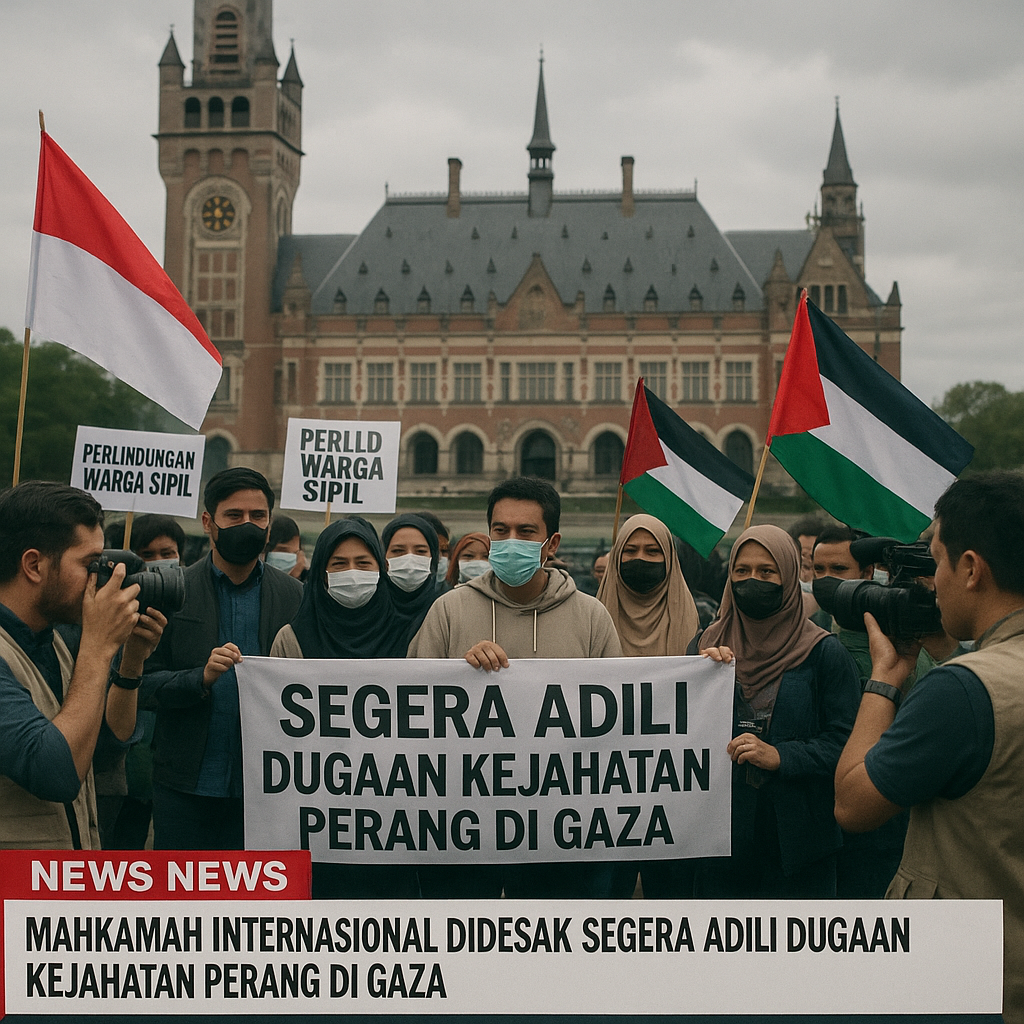 Mahkamah Internasional Didesak Segera Adili Dugaan Kejahatan Perang di Gaza