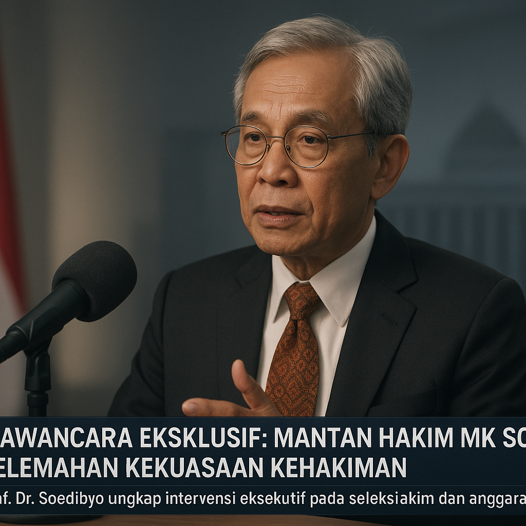 Wawancara Eksklusif: Mantan Hakim MK Soroti Pelemahan Kekuasaan Kehakiman