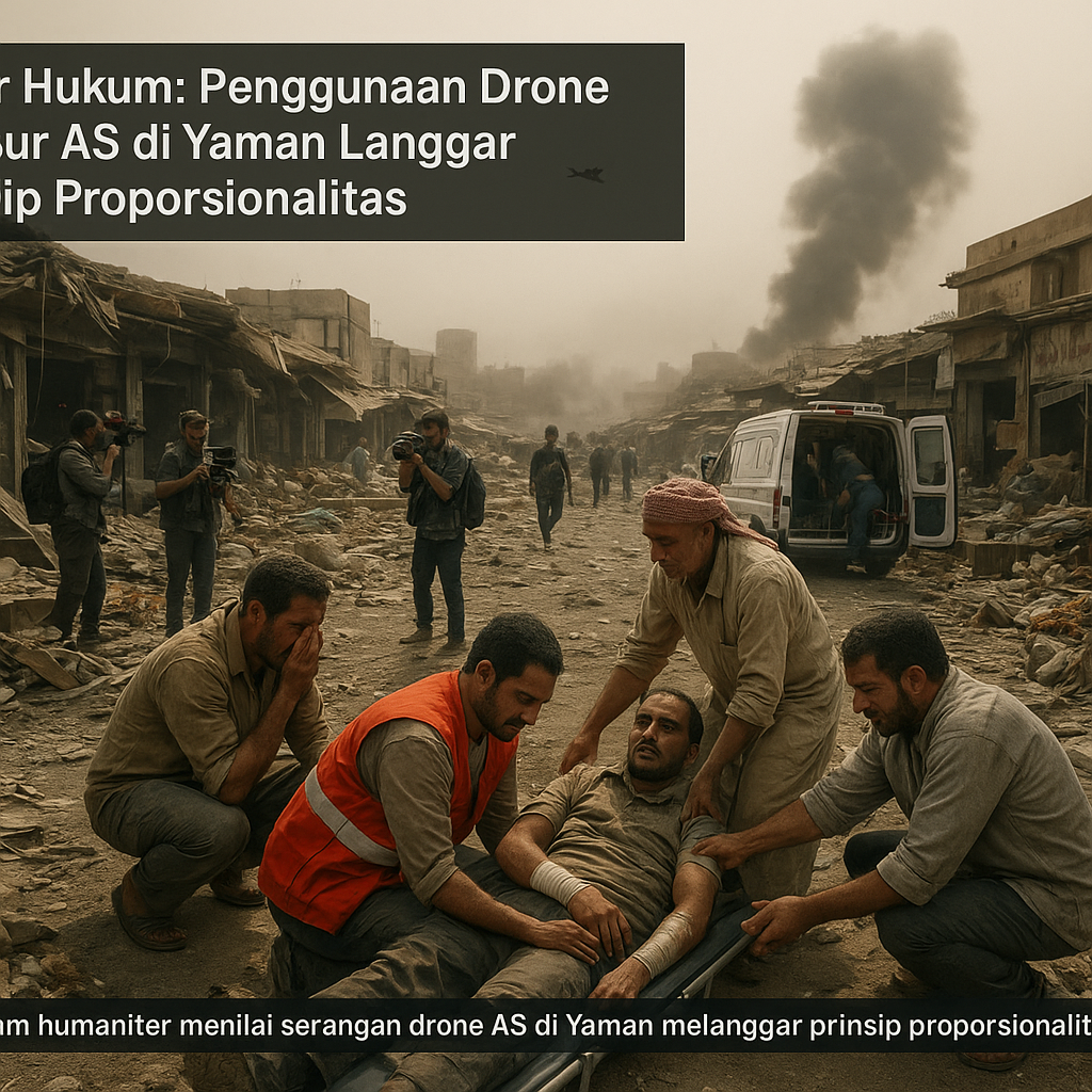Pakar Hukum: Penggunaan Drone Tempur AS di Yaman Langgar Prinsip Proporsionalitas