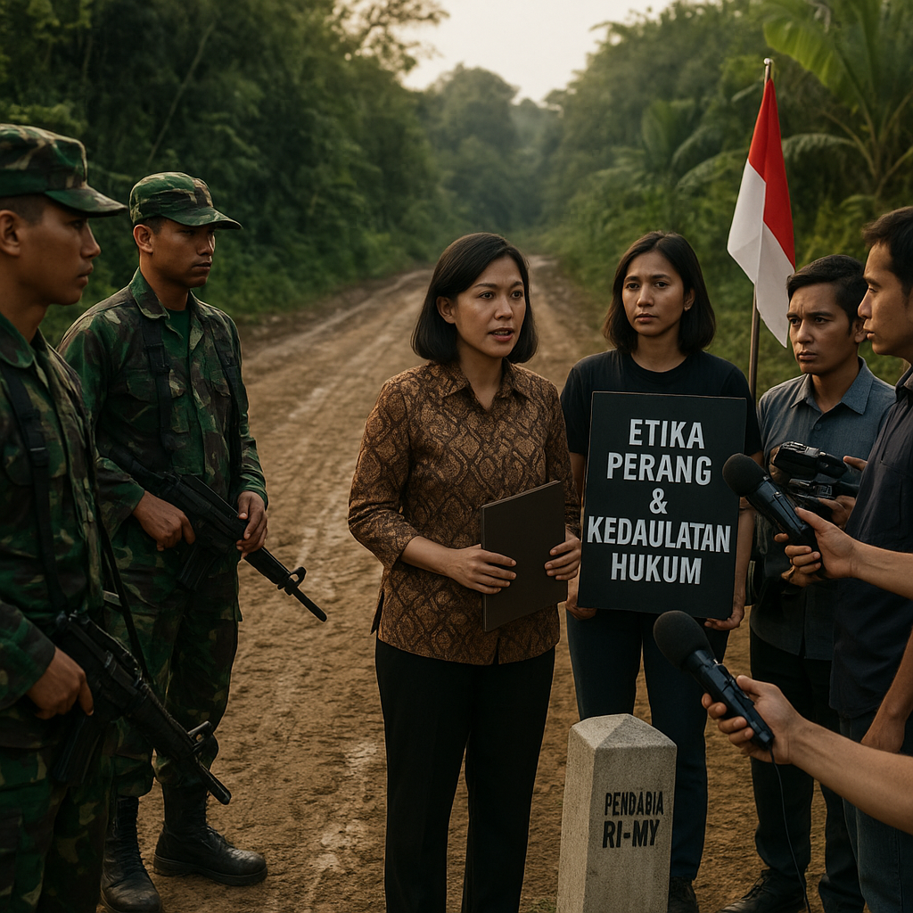 Polemik Penempatan Personel TNI di Perbatasan: Aktivis Hukum Ingatkan Prinsip Etika Perang dan Kedaulatan Hukum