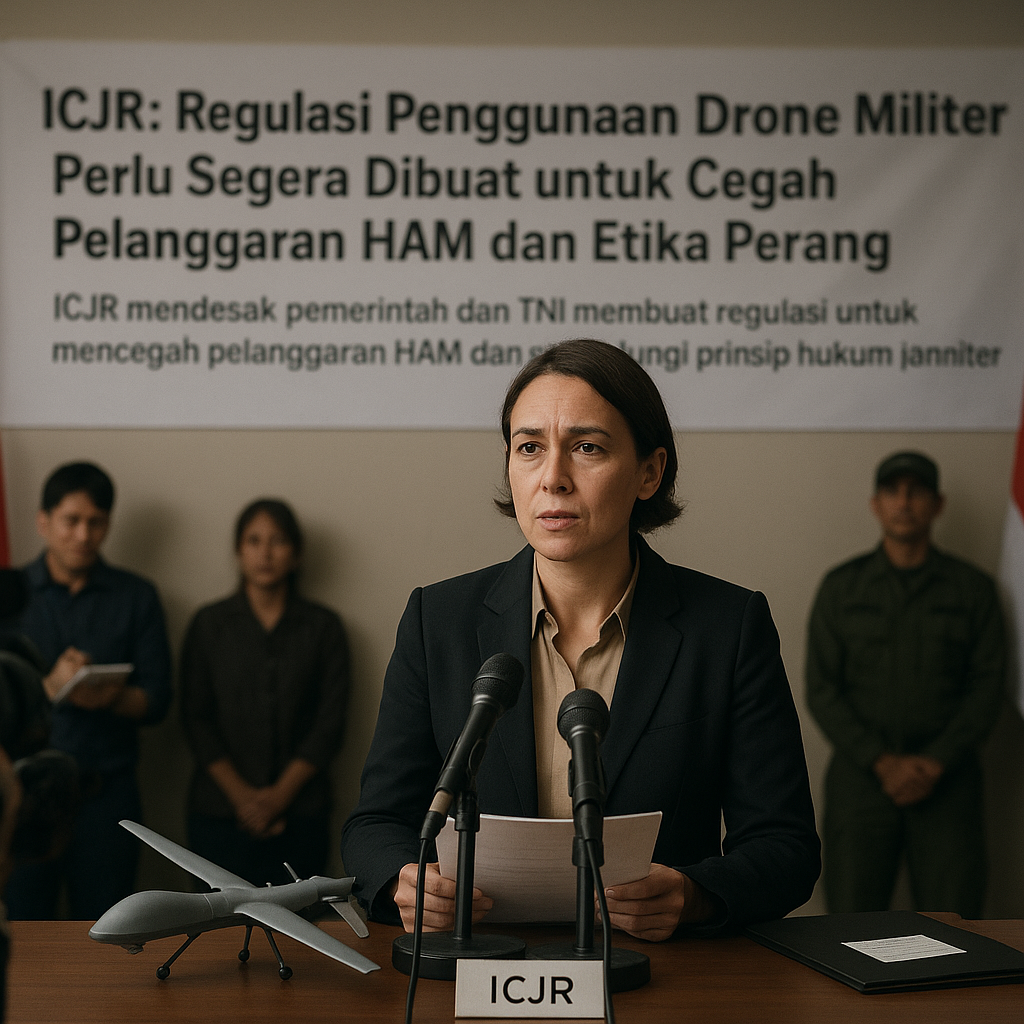 ICJR: Regulasi Penggunaan Drone Militer Perlu Segera Dibuat untuk Cegah Pelanggaran HAM dan Etika Perang