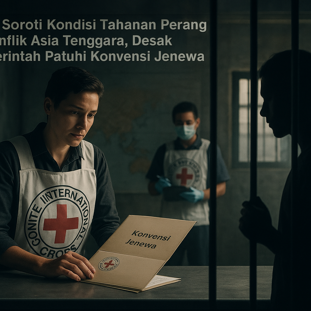 ICRC Soroti Kondisi Tahanan Perang di Konflik Asia Tenggara, Desak Pemerintah Patuhi Konvensi Jenewa