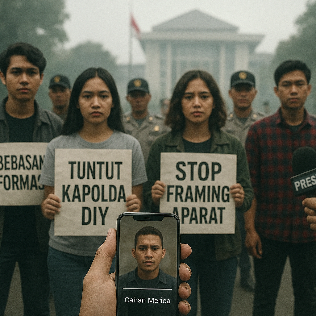 Kebebasan Informasi vs Framing Aparat: Kasus 'Cairan Merica' dan Bahaya Propaganda Negara