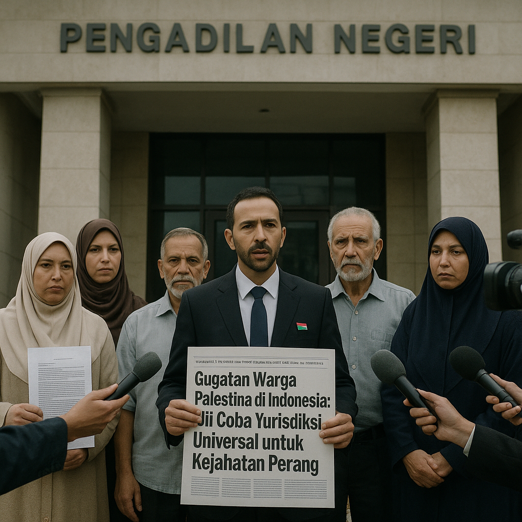 Gugatan Warga Palestina di Indonesia: Uji Coba Yurisdiksi Universal untuk Kejahatan Perang