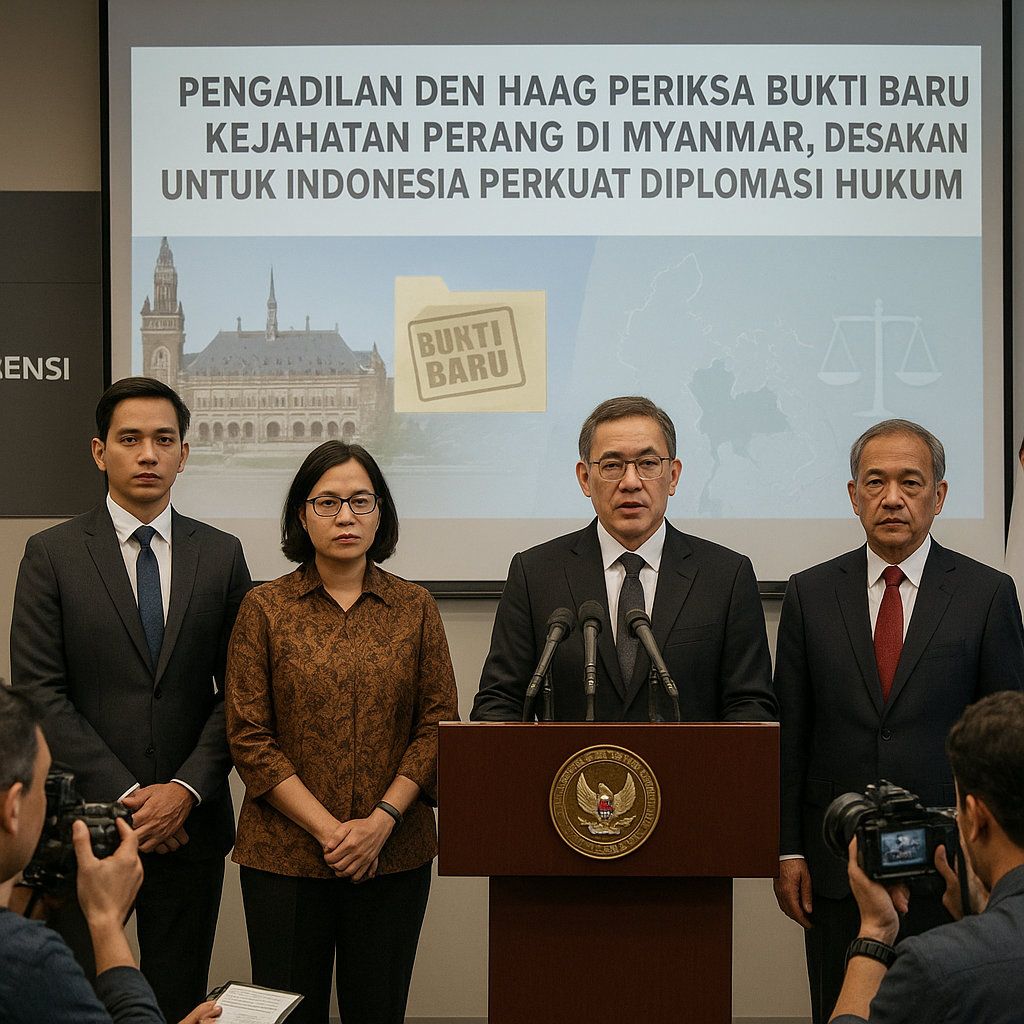 Pengadilan Den Haag Periksa Bukti Baru Kejahatan Perang di Myanmar, Desakan untuk Indonesia Perkuat Diplomasi Hukum