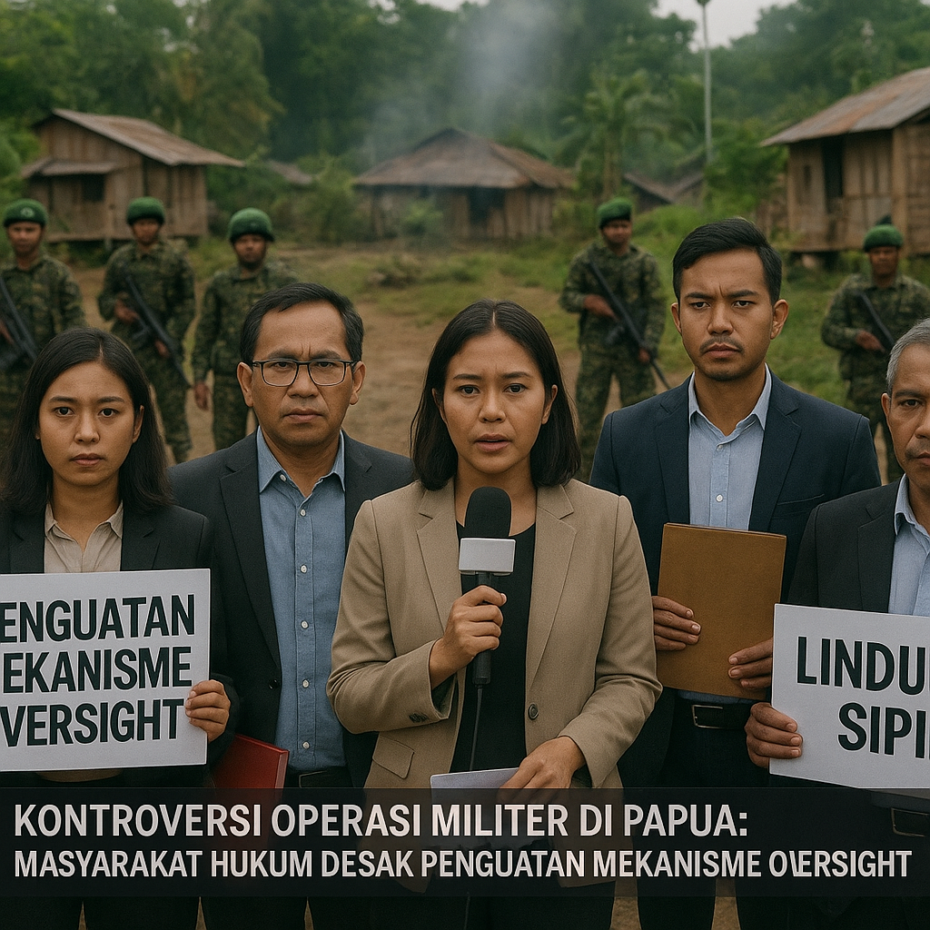Kontroversi Operasi Militer di Papua: Masyarakat Hukum Desak Penguatan Mekanisme Oversight