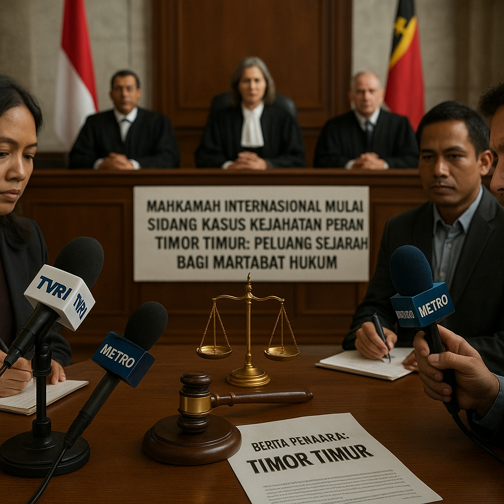 Mahkamah Internasional Mulai Sidang Kasus Kejahatan Perang Timor Timur: Peluang Sejarah bagi Martabat Hukum