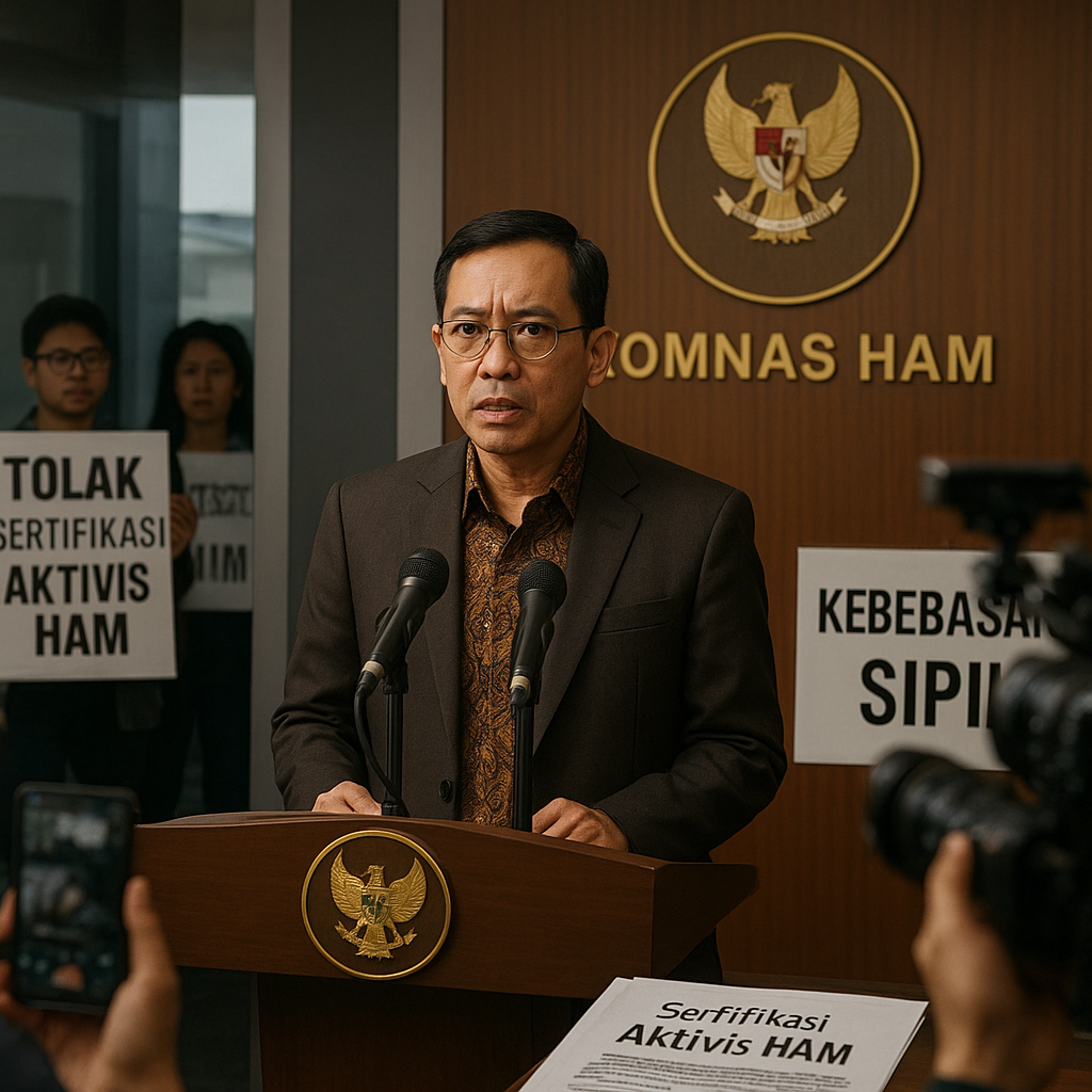 Komnas HAM Kritik Usul Natalius Pigai untuk Sertifikasi Aktivis HAM