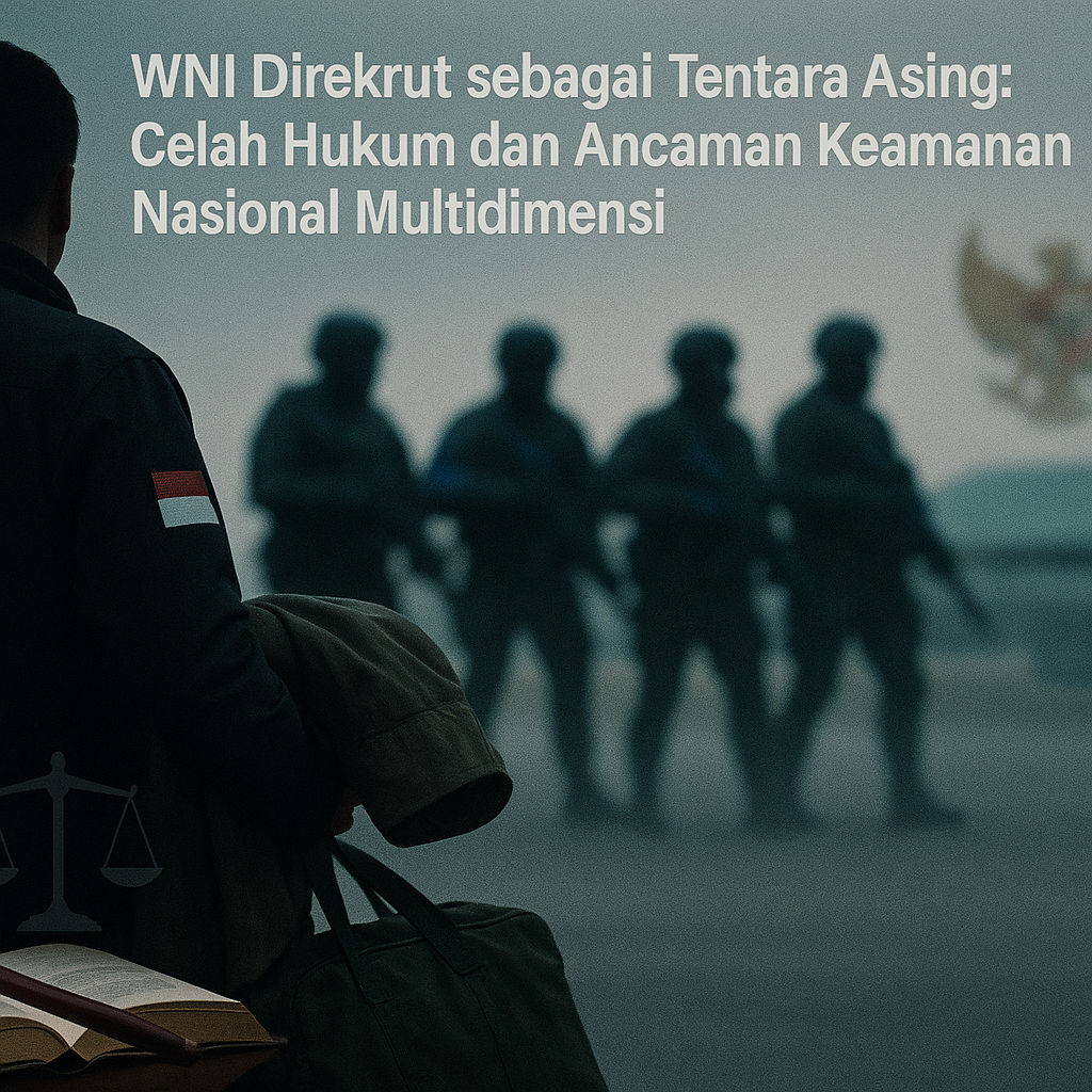 WNI Direkrut sebagai Tentara Asing: Celah Hukum dan Ancaman Keamanan Nasional Multidimensi