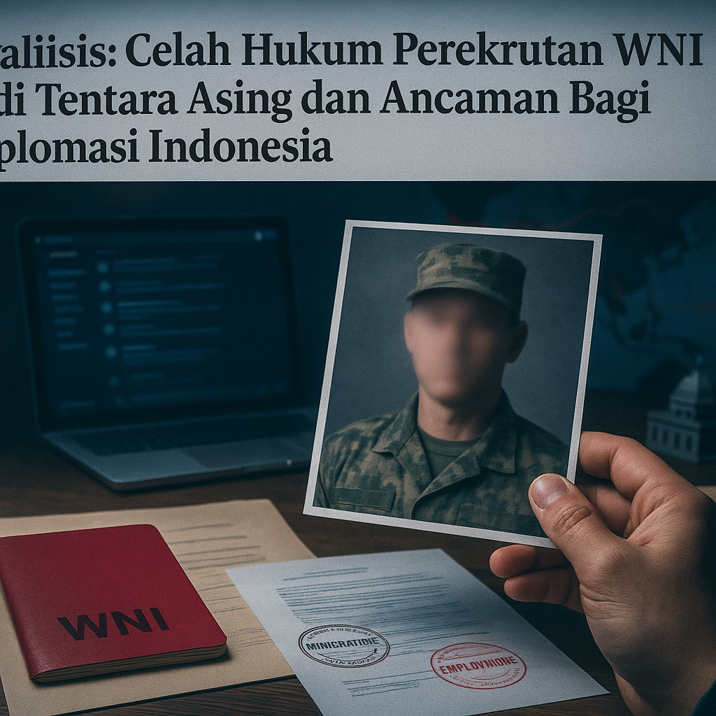 Analisis: Celah Hukum Perekrutan WNI Jadi Tentara Asing dan Ancaman Bagi Diplomasi Indonesia