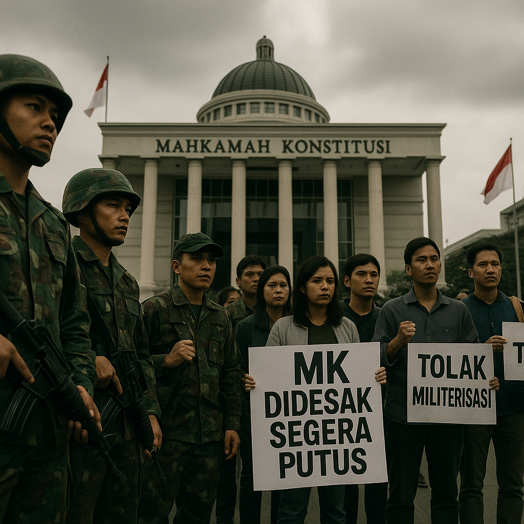 Peran Militer di Ranah Sipil Kian Meluas! MK Didesak Segera Putus Uji Materi UU TNI
