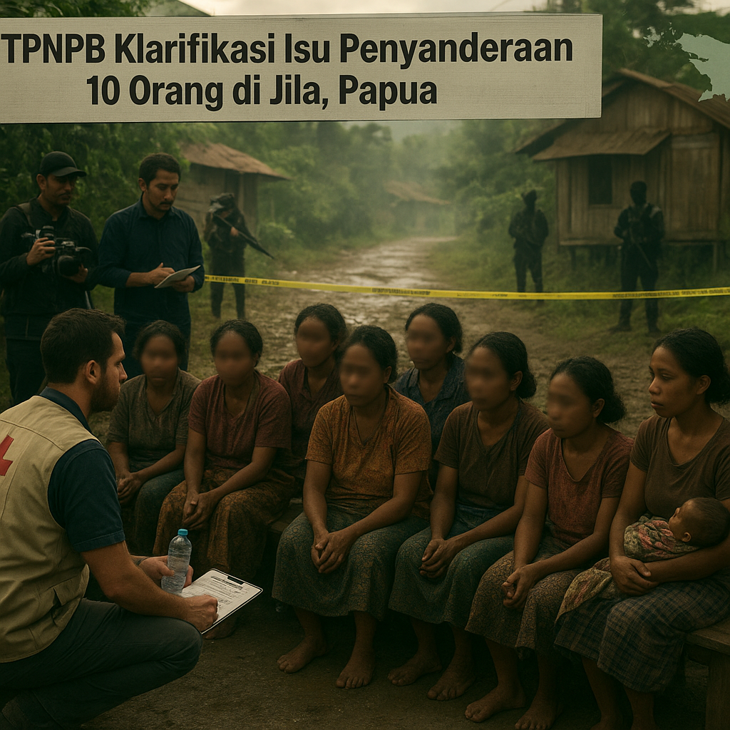 TPNPB Klarifikasi Isu Penyanderaan 10 Orang di Jila, Papua