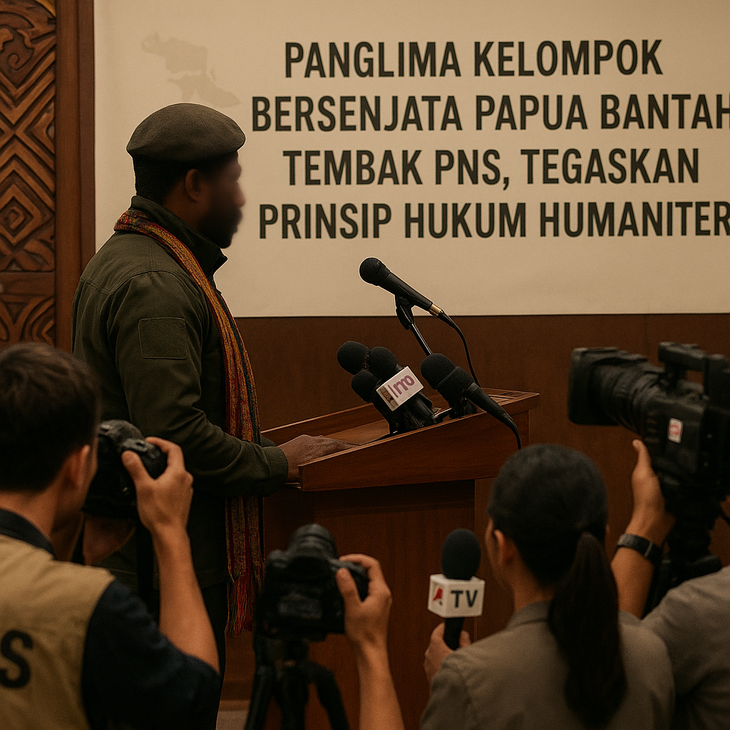 Panglima Kelompok Bersenjata Papua Bantah Tembak PNS, Tegaskan Prinsip Hukum Humaniter