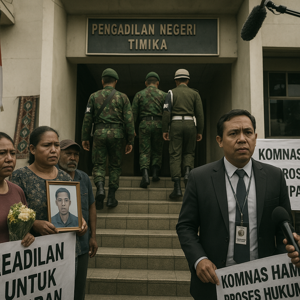 Kontroversi Pembebasan Dua Tentara Pelaku Penembakan Warga Sipil di Papua