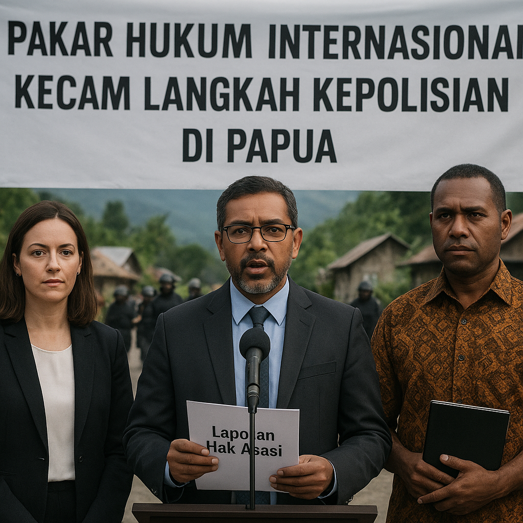 Pakar Hukum Internasional Kecam Langkah Kepolisian yang Dinilai Melanggar HAM di Papua