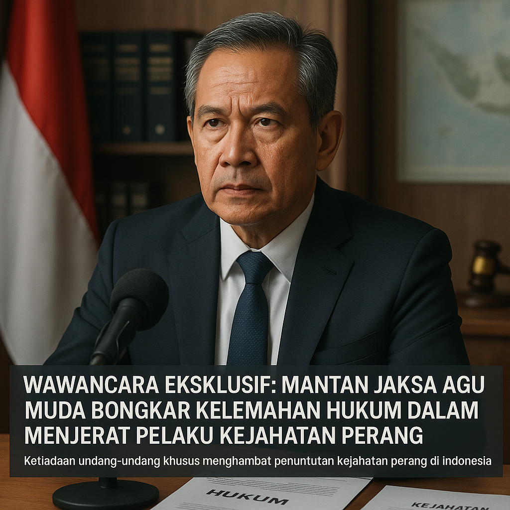 Wawancara Eksklusif: Mantan Jaksa Agung Muda Tindak Pidana Khusus Bongkar Kelemahan Hukum dalam Menjerat Pelaku Kejahatan Perang