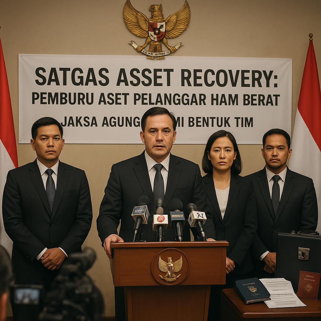 Jaksa Agung Resmi Bentuk Tim Pemburu Aset Pelanggar HAM Berat yang Kabur ke Luar Negeri