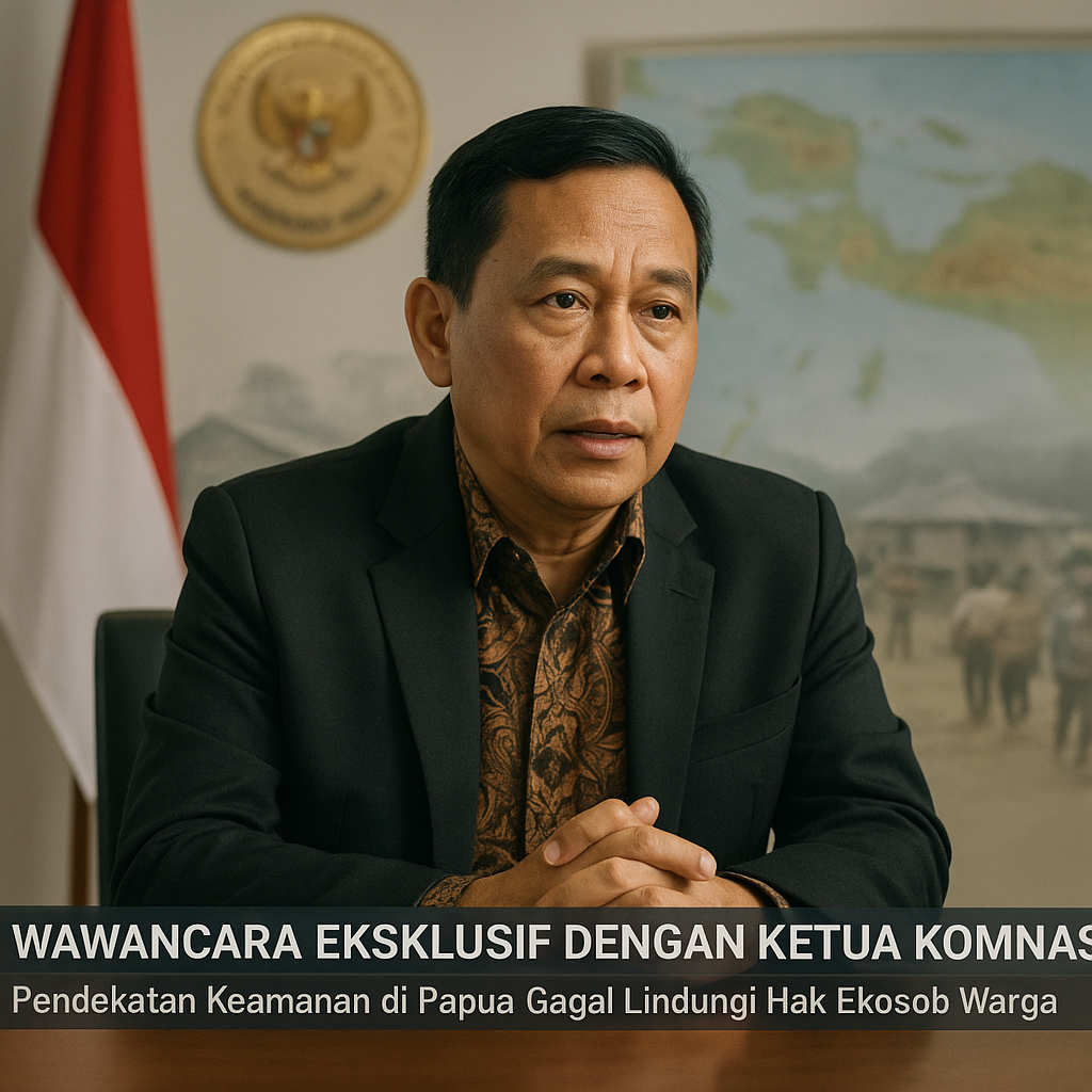 Wawancara Eksklusif dengan Ketua Komnas HAM: 'Pendekatan Keamanan di Papua Gagal Lindungi Hak Ekonomi-Sosial Warga'