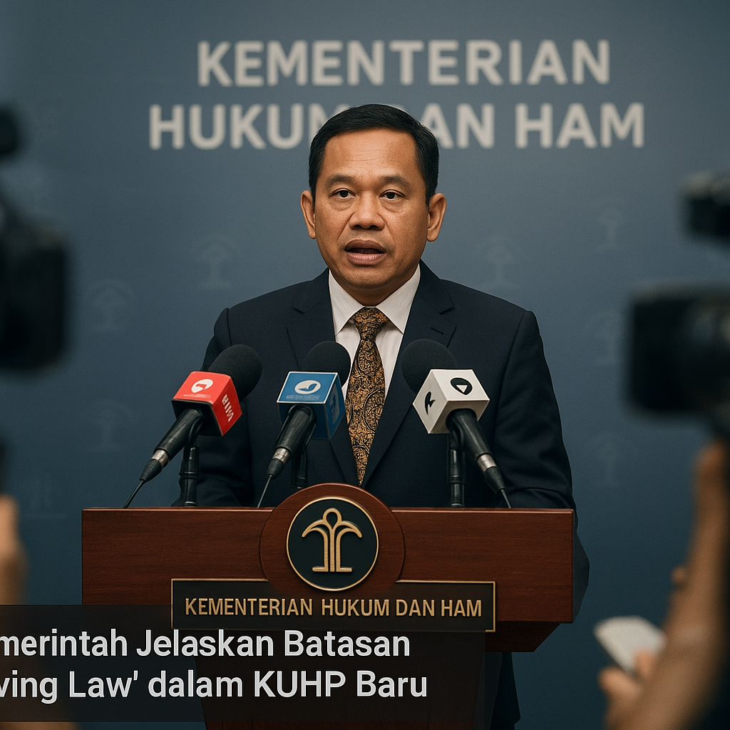 Pemerintah Jelaskan Batasan 'Living Law' dalam KUHP Baru