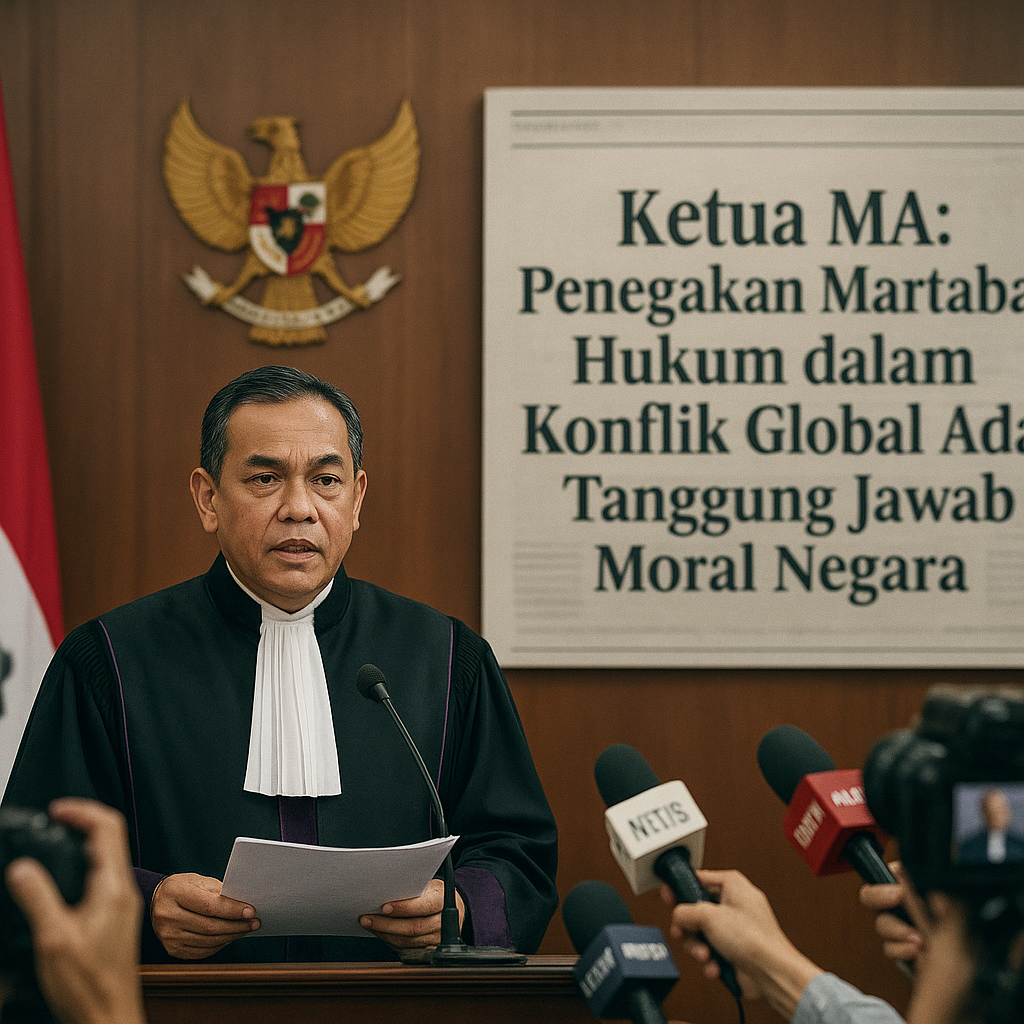 Ketua MA: Penegakan Martabat Hukum dalam Konflik Global Adalah Tanggung Jawab Moral Negara