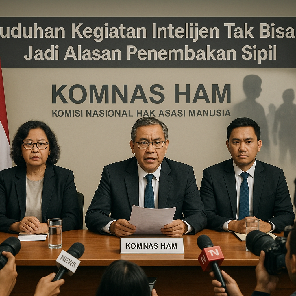 Tuduhan Kegiatan Intelijen Tak Bisa Jadi Alasan Penembakan Sipil