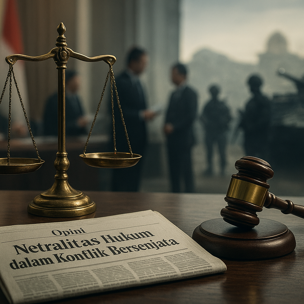 Opini: Netralitas Hukum dalam Konflik Bersenjata - Antara Idealisme dan Realitas Politik